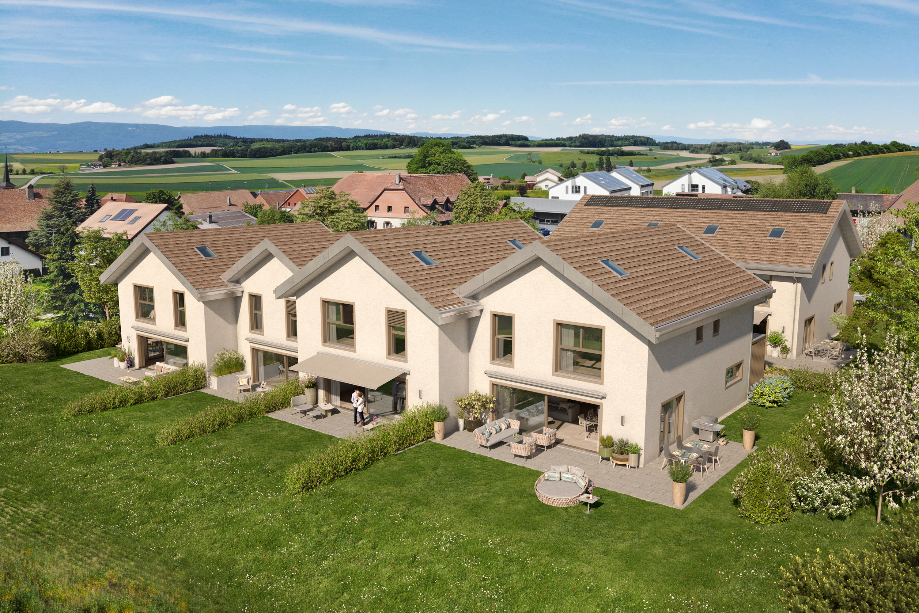 NOUVEAU PROJET DE 6 VILLAS FAMILIALES À THIERRENS AVEC JARDINS !