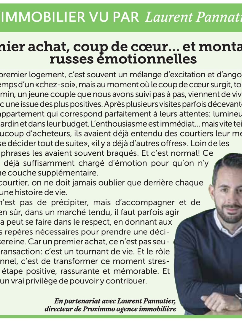 🏡 𝐏𝐫𝐞𝐦𝐢𝐞𝐫 𝐚𝐜𝐡𝐚𝐭 : 𝐞𝐧𝐭𝐫𝐞 𝐜𝐨𝐮𝐩 𝐝𝐞 𝐜œ𝐮𝐫 𝐞𝐭 𝐞́𝐦𝐨𝐭𝐢𝐨𝐧𝐬 ☺️

Acheter son logement, ce n’est pas qu’une question de budget. C’est un moment fort, souvent chargé d’excitation… et de stress.

En tant que courtier, notre rôle n’est pas de précipiter une décision, mais d’accompagner, de rassurer et de donner les bons repères pour un choix qui vous ressemble. 😇

Parce qu’un achat immobilier, c’est avant tout un tournant de vie, et que derrière chaque transaction, il y a des histoires de vie. 😉

À lire ici 👇

PROXIMMO Agence Immobilière
PROXIMMO LUXURY 🔑🇨🇭

@lausannecites 

#proximmo #article #immobilier #realestate #icionvend