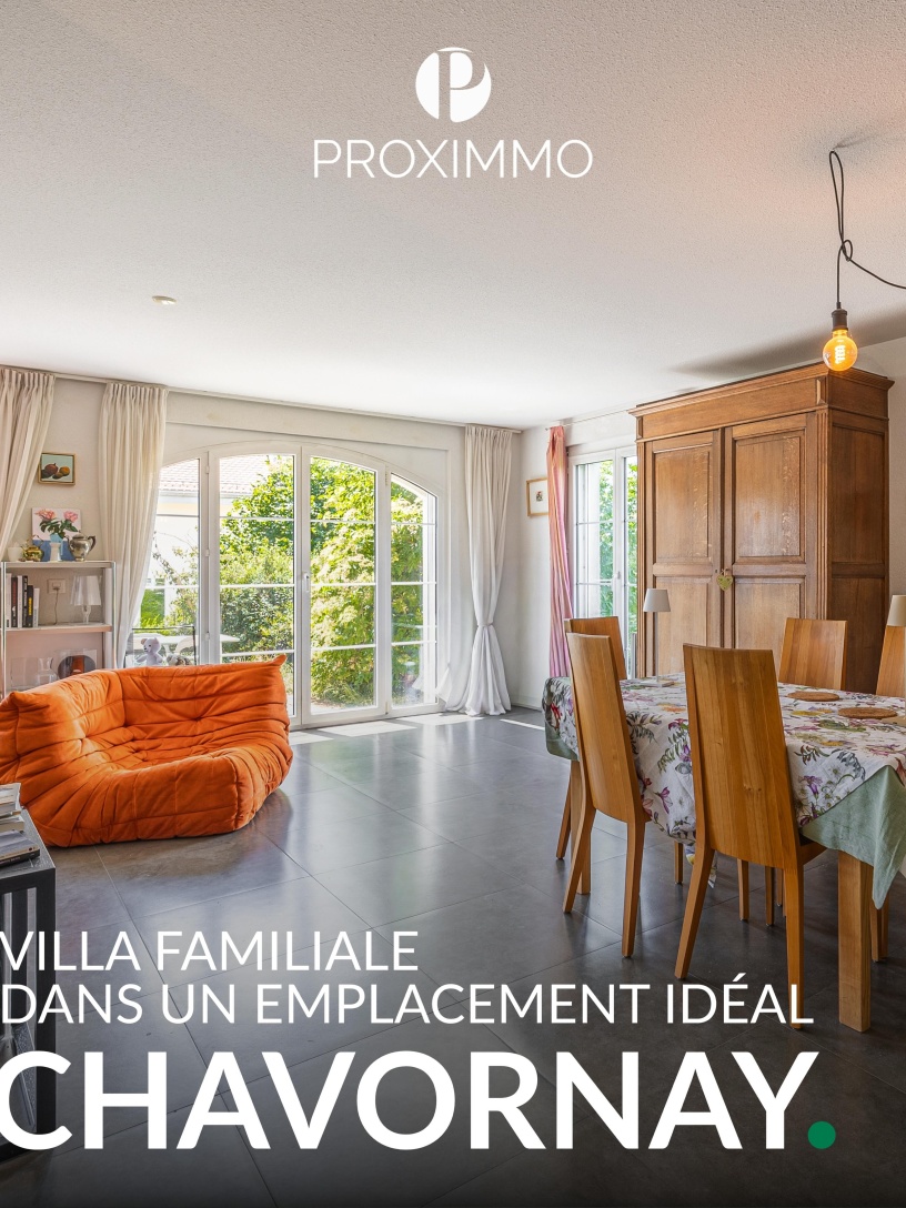 😍𝐋𝐄 𝐂𝐀𝐃𝐑𝐄 𝐃𝐄 𝐕𝐈𝐄 𝐈𝐃𝐄́𝐀𝐋 𝐏𝐎𝐔𝐑 𝐕𝐎𝐓𝐑𝐄 𝐅𝐀𝐌𝐈𝐋𝐋𝐄 🏡✨

Et si votre prochain chapitre commençait ici ?

Au cœur de Chavornay, cette belle villa jumelée de 5,5 pièces offre un équilibre parfait entre sérénité, confort et praticité. 🤩💥

Dans un environnement résidentiel apprécié, elle permet de profiter d’un quotidien où tout est à portée de main : écoles, commerces, gare CFF et accès autoroutiers se trouvent à quelques minutes seulement. 😉🍀

Pensée pour accompagner chaque moment de vie, cette propriété séduit par ses volumes lumineux, ses espaces fonctionnels et son atmosphère chaleureuse. 🔑

Une adresse où la qualité de vie prend tout son sens, à seulement quelques minutes de Lausanne et d’Yverdon-les-Bains. 🚀😊

🤗 Prenons le temps de découvrir ensemble cette belle opportunité. Tout simplement.

Pour plus d’informations, Julien se tient à votre disposition :

Julien Sanchez
julien@proximmo.ch
+41 76 690 16 78

PROXIMMO Agence Immobilière
Route de Lausanne 35
1040 Echallens

#immobilier #chavornay #villa #villafamiliale #proximmo icionvend