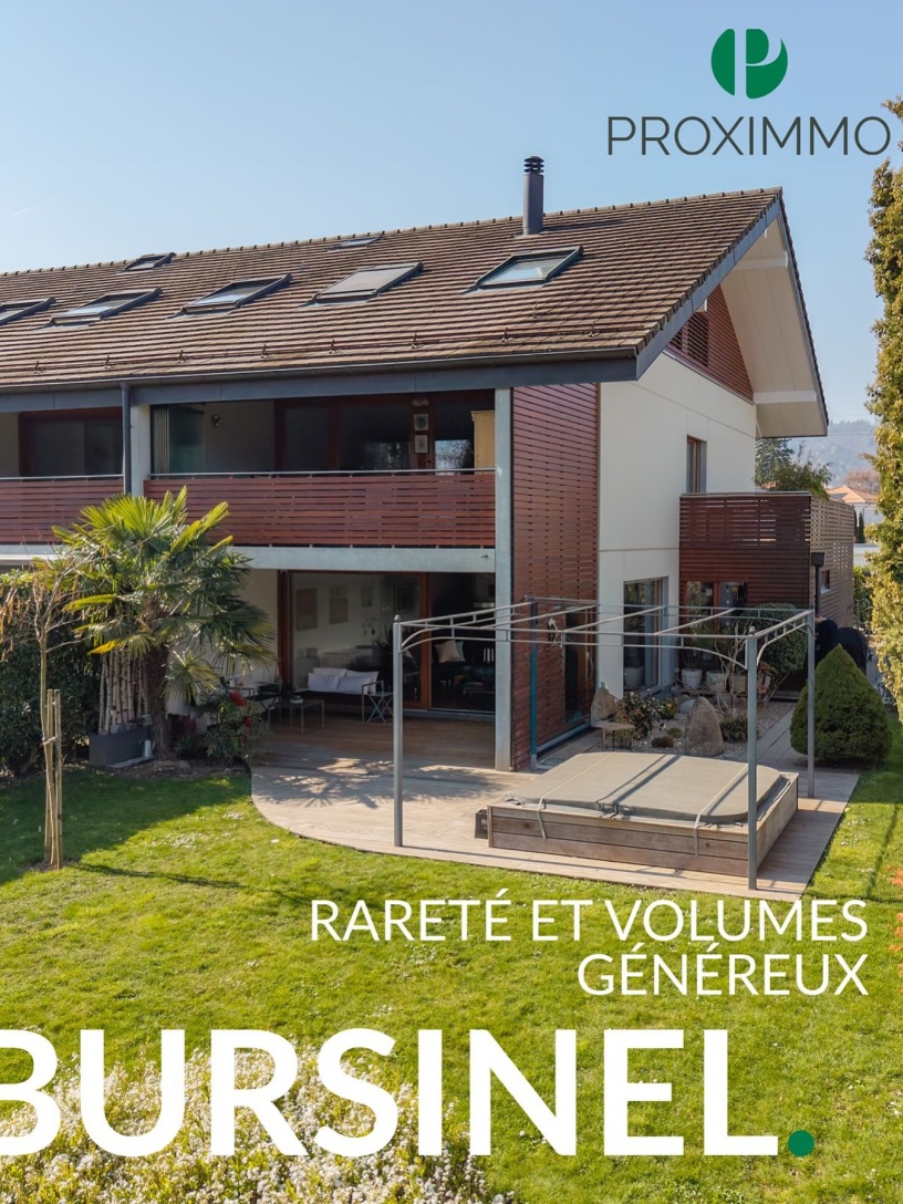 💚 𝐔𝐍 𝐄𝐌𝐏𝐋𝐀𝐂𝐄𝐌𝐄𝐍𝐓 𝐏𝐑𝐈𝐕𝐈𝐋𝐄́𝐆𝐈𝐄́ 𝐀𝐔 𝐂Œ𝐔𝐑 𝐃𝐄 𝐋𝐀 𝐂𝐎̂𝐓𝐄 🏡😍

Découvrez un bien rare situé dans l’une des communes les plus prisées de La Côte, où lumière, volumes généreux et grand jardin s’unissent parfaitement. 

Située dans un environnement résidentiel calme et verdoyant à Bursinel, cette villa mitoyenne d’angle offre un cadre de vie privilégié entre lac et campagne, idéal pour une famille en quête de confort et de sérénité.✨

🔑 Villa mitoyenne d’env. 250 m²
🏡 5 chambres
🛁 3 salles de bains 
🌳 Jardin d’env. 350 m²

👉🏼 https://proximmo.ch/fr/acheter/bien-1321016994

🤗 Prenons le temps de découvrir ensemble ce lieu d’exception. Tout simplement.

Pour plus d’informations, Justin se tient à votre disposition :

Justin Favrod
justin@proximmo.ch
+41 79 525 17 47 

PROXIMMO Agence Immobilière 
Rue de la Morâche 7
CH - 1260 Nyon 

#proximmo #realestate #immobilier #vente #icionvend