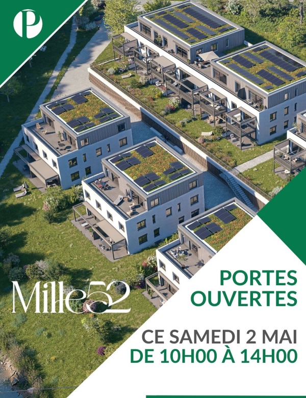 ✨ 😊 𝐏𝐎𝐑𝐓𝐄𝐒 𝐎𝐔𝐕𝐄𝐑𝐓𝐄𝐒 𝐀𝐔 𝐌𝐎𝐍𝐓-𝐒𝐔𝐑-𝐋𝐀𝐔𝐒𝐀𝐍𝐍𝐄 𝐂𝐄 𝐒𝐀𝐌𝐄𝐃𝐈 𝟐 𝐌𝐀𝐈 !💥 🔑

Nous nous réjouissons de vous retrouver ce samedi (02.05) pour vous présenter MILLE52, un nouveau projet emblématique aux portes de Lausanne ! 😉

👉🏼Ce que nos clients adorent ? 

La proximité immédiate de l’hypercentre de Lausanne, accessible à moins de 10 minutes. 🚗

Un emplacement à deux pas du bus TL, des écoles et des commerces. 🚌

Un nouveau quartier écologique et un environnement verdoyant avec la majeure partie des surface extérieures végétalisée. 🌳 ✨

🏡 💚 Avec une variété d’appartements adaptés à tous les besoins, c’est l’adresse parfaite pour ceux qui recherchent confort, facilité d’accès et qualité de vie. 

🚀 Déjà 50% des lots ont trouvé preneur ! 🔑 ✨

📅 Ne manquez pas nos Portes Ouvertes :
👉🏼 Samedi 2 mai de 10h00 à 14h00

——————

🤗 Prenons le temps de nous rencontrer. Tout simplement.

PROXIMMO Agence Immobilière 
📍 Place Bel-Air 1 à 1003 Lausanne
☎️ 021 351 08 08
📪 info@proximmo.ch
👉🏼 www.proximmo.ch

#lausanne #immobilier #nouveauté #neuf #realestate #proximmo
#portesouvertes #icionvend