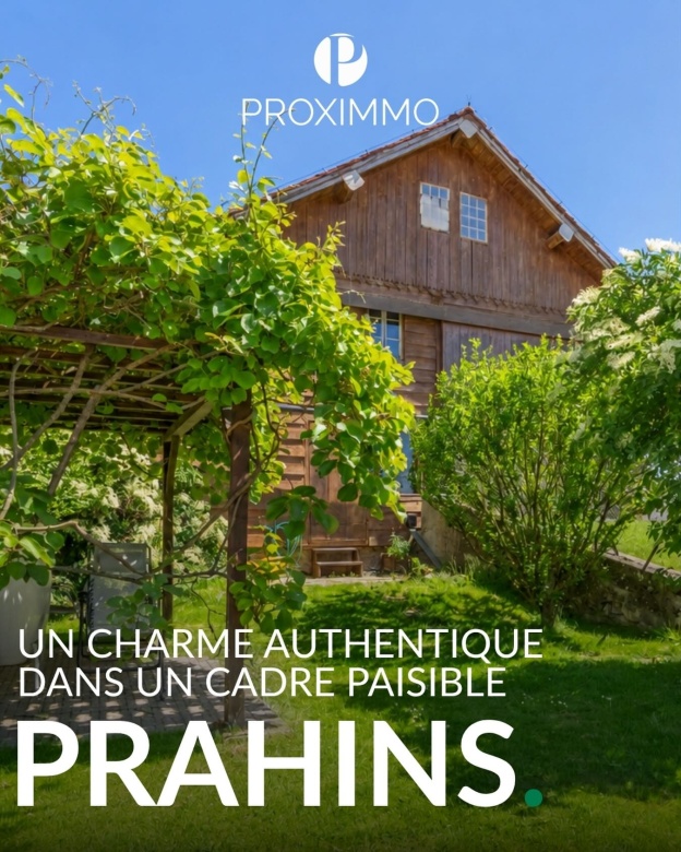✨😉 𝐄𝐍 𝐄𝐗𝐂𝐋𝐔𝐒𝐈𝐕𝐈𝐓𝐄́ 𝐂𝐇𝐄𝐙 𝐏𝐑𝐎𝐗𝐈𝐌𝐌𝐎 ! 🤩🍃

À Prahins, laissez-vous séduire par ce bel appartement de 4.5 pièces, niché au cœur d’une ancienne ferme entièrement rénovée. 💚🔑

Il se distingue par son charme authentique, ses beaux volumes et sa luminosité, offrant un confort de vie particulièrement agréable. 😍🍀

Une situation idéale dans un environnement paisible et verdoyant, à seulement quelques minutes d’Yverdon-les-Bains, offrant un équilibre parfait entre tranquillité, nature et proximité des commodités. 🌳🚌

Un bien singulier, idéal pour une famille en quête d’espace, de quiétude et d’une qualité de vie rare. 🌱😉

🤗 Pour découvrir ce bien, Alexandre se tient à votre disposition :

Alexandre Meylan
alexandre@proximmo.ch

PROXIMMO Agence Immobilière
Tour Bel-Air, Place Bel-Air 1
1003 Lausanne

#proximmo #immobilier #prahins #icionvend