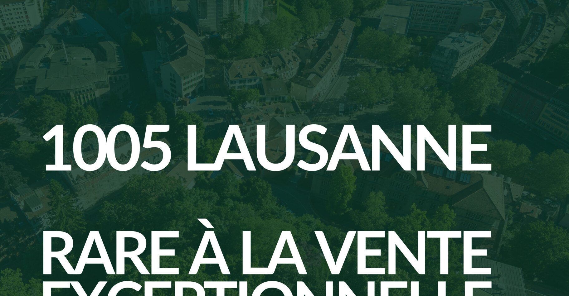 Maison individuelle au cœur de Lausanne