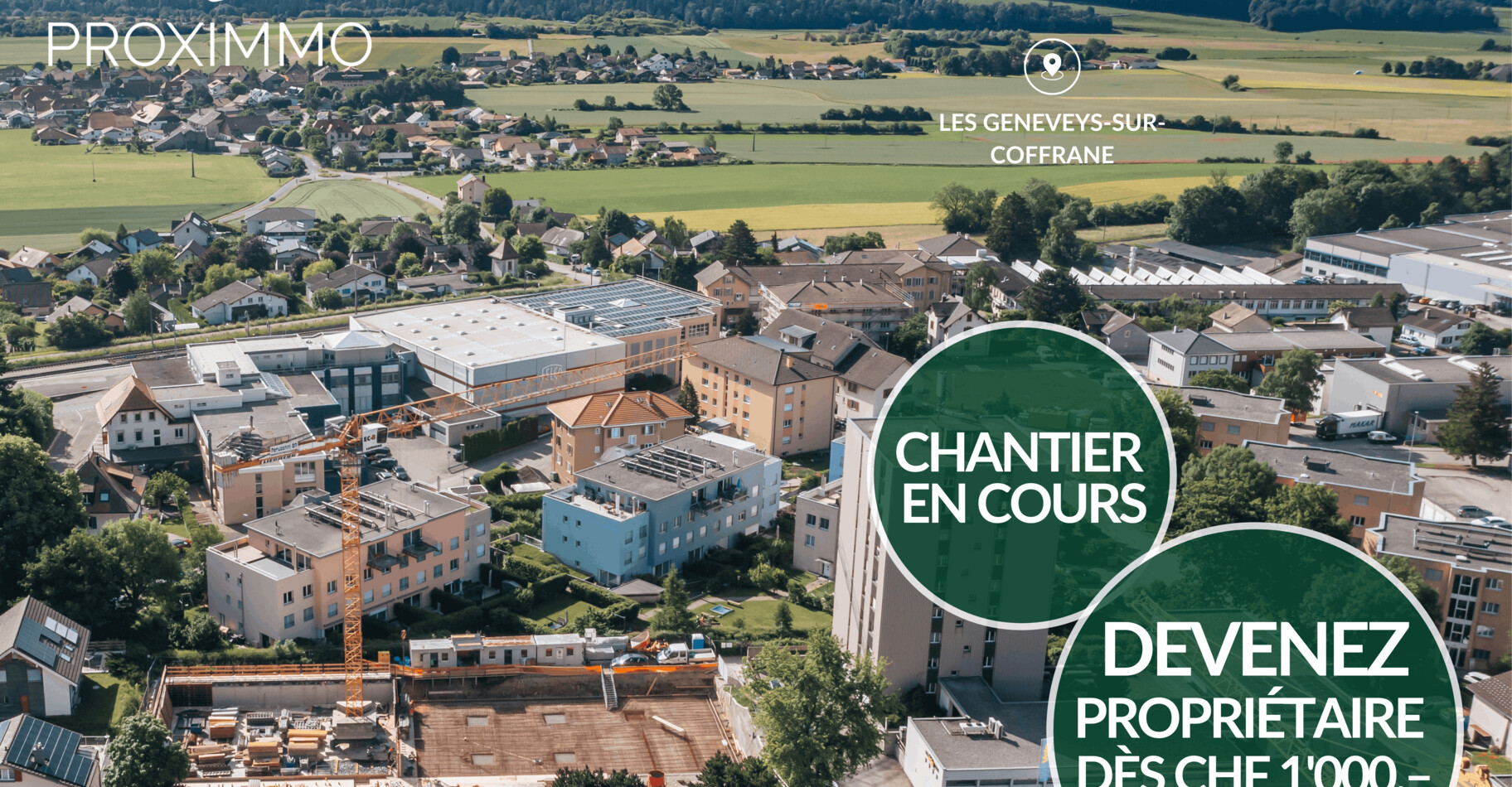 CHANTIER EN COURS ! UN CADRE PRIVILÉGIÉ ENTRE NEUCHÂTEL ET LA CHAUX-DE-FONDS