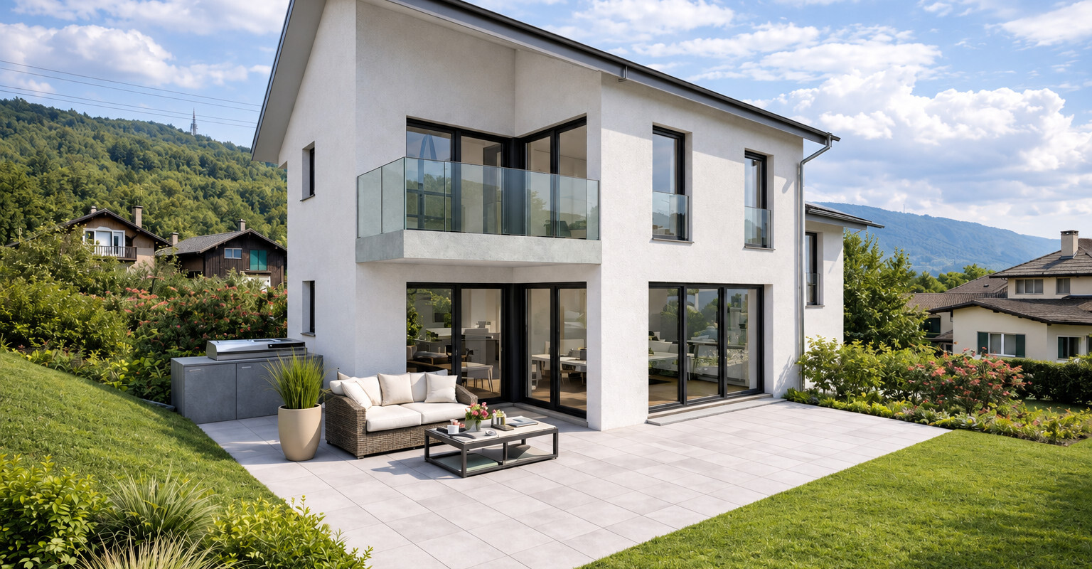 NOUVEAU PROJET DE 3 VILLAS À CONCISE À PROXIMITÉ DU LAC