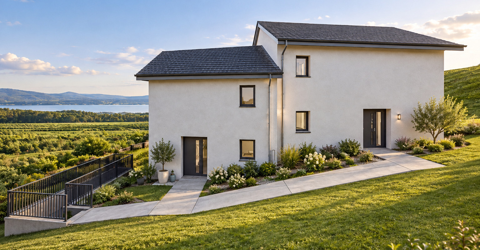 NOUVEAU PROJET DE 3 VILLAS À CONCISE À PROXIMITÉ DU LAC