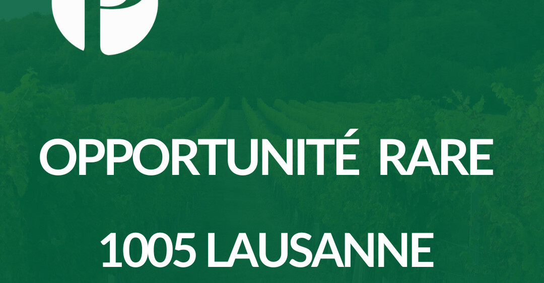 Maison individuelle au cœur de Lausanne