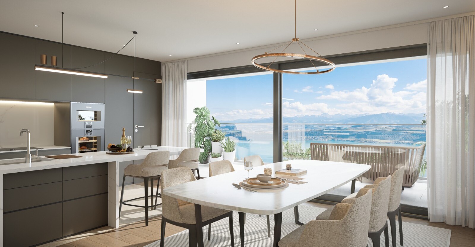 6 MAISONS NEUVES A VILLARS-BURQUIN AVEC VUE PLONGEANTE SUR LE LAC !