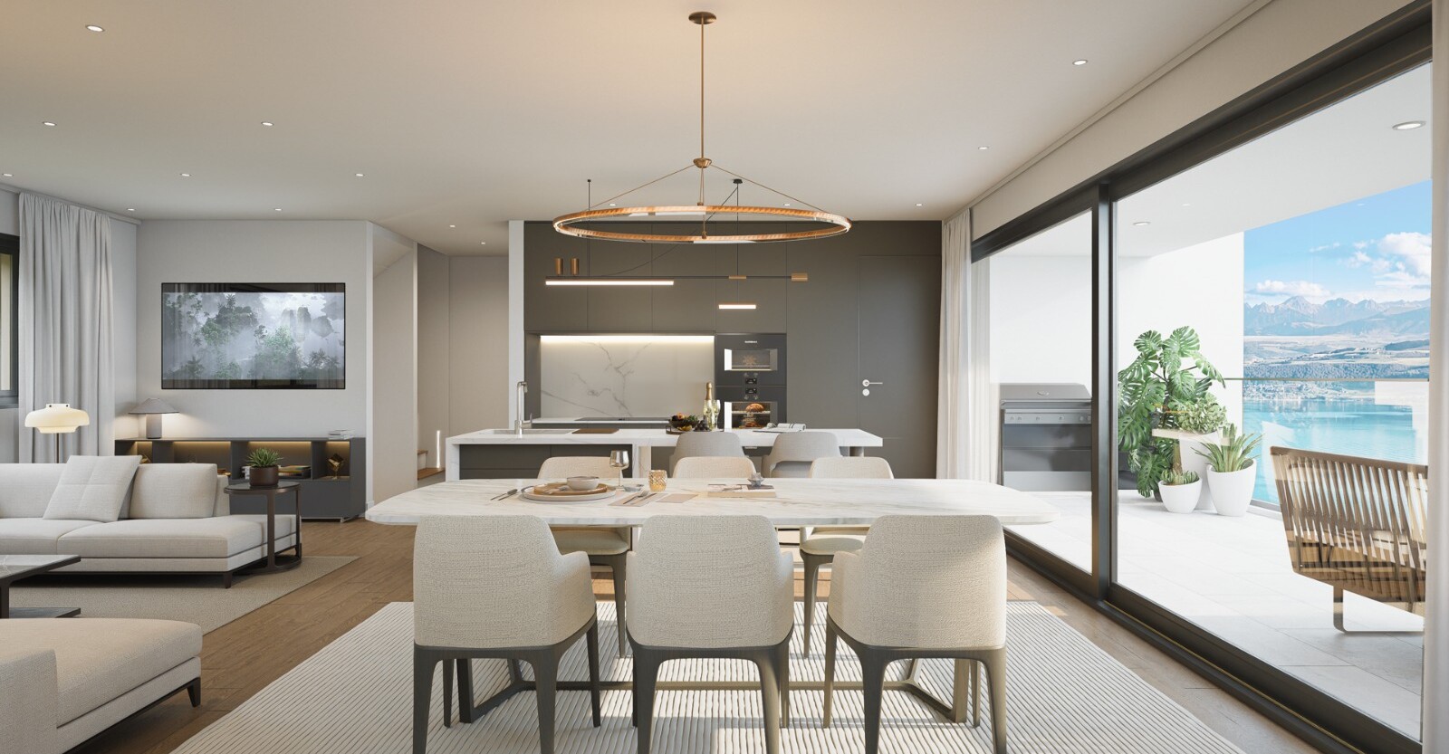PROJET NEUF - 6 MAISONS A VILLARS-BURQUIN AVEC VUE PLONGEANTE SUR LE LAC !