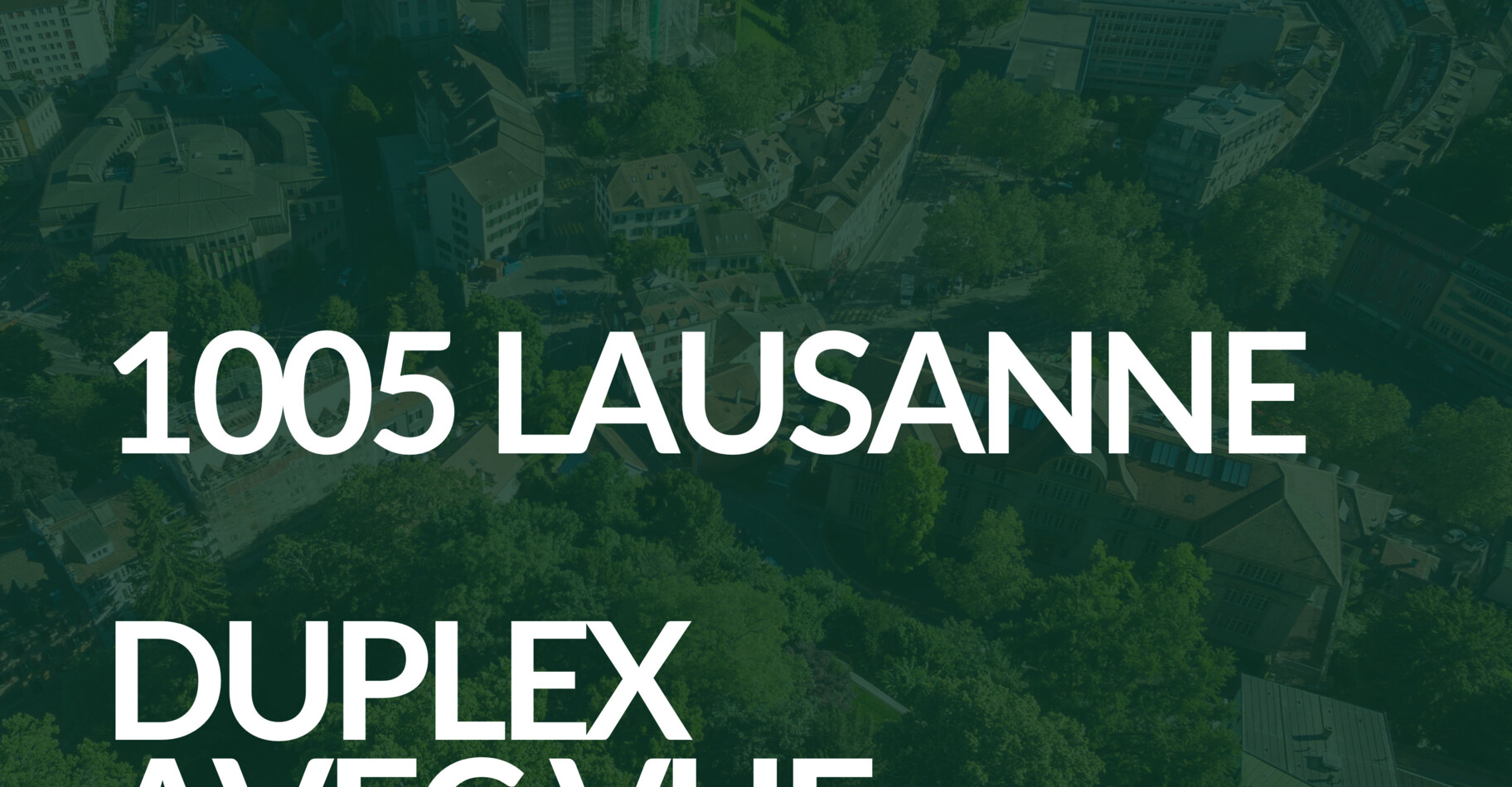 Un duplex d’exception au cœur de Lausanne