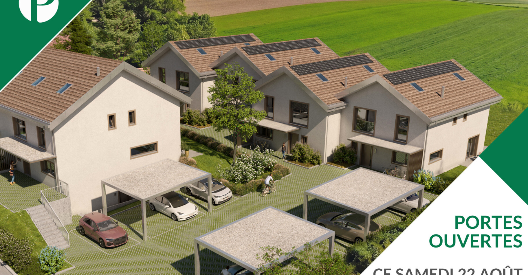 NOUVEAU PROJET DE 6 VILLAS FAMILIALES À THIERRENS AVEC JARDINS !