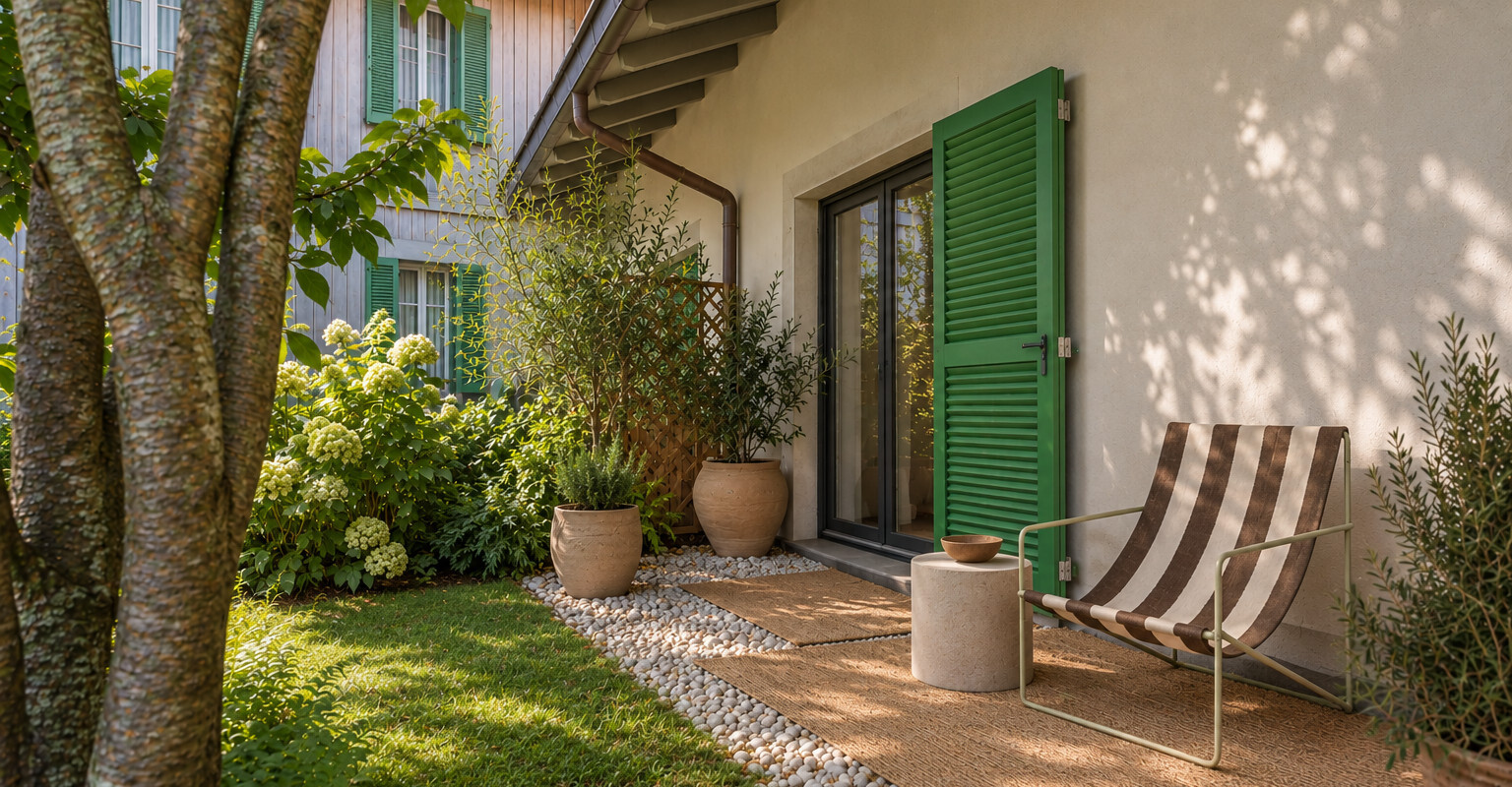 Un triplex familial aux portes de Lausanne, entre nature et confort contemporain.