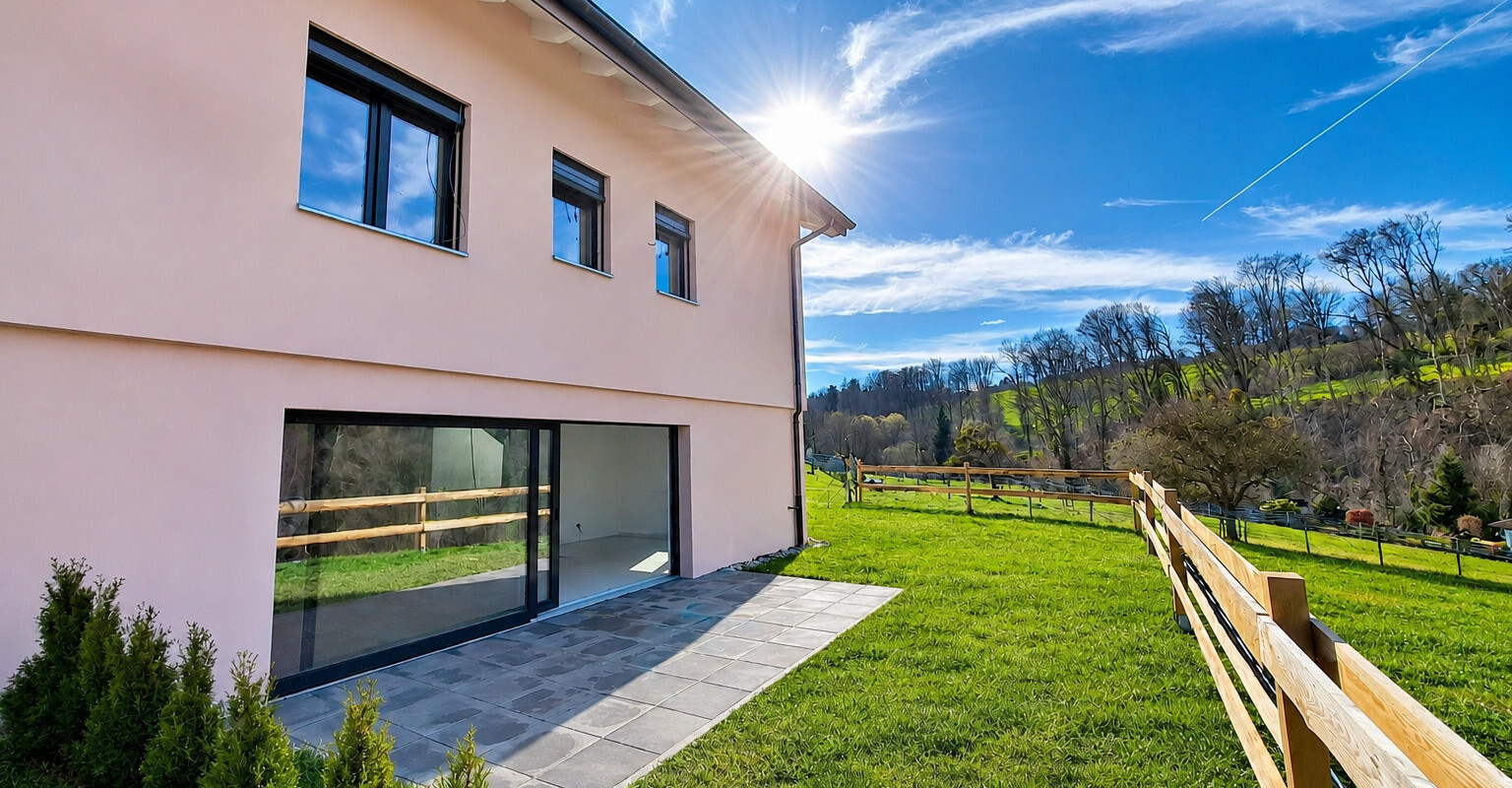 Dernière villa disponible ! Neuf, finitions à choix, volumes exceptionnels, aux portes de Lausanne.
