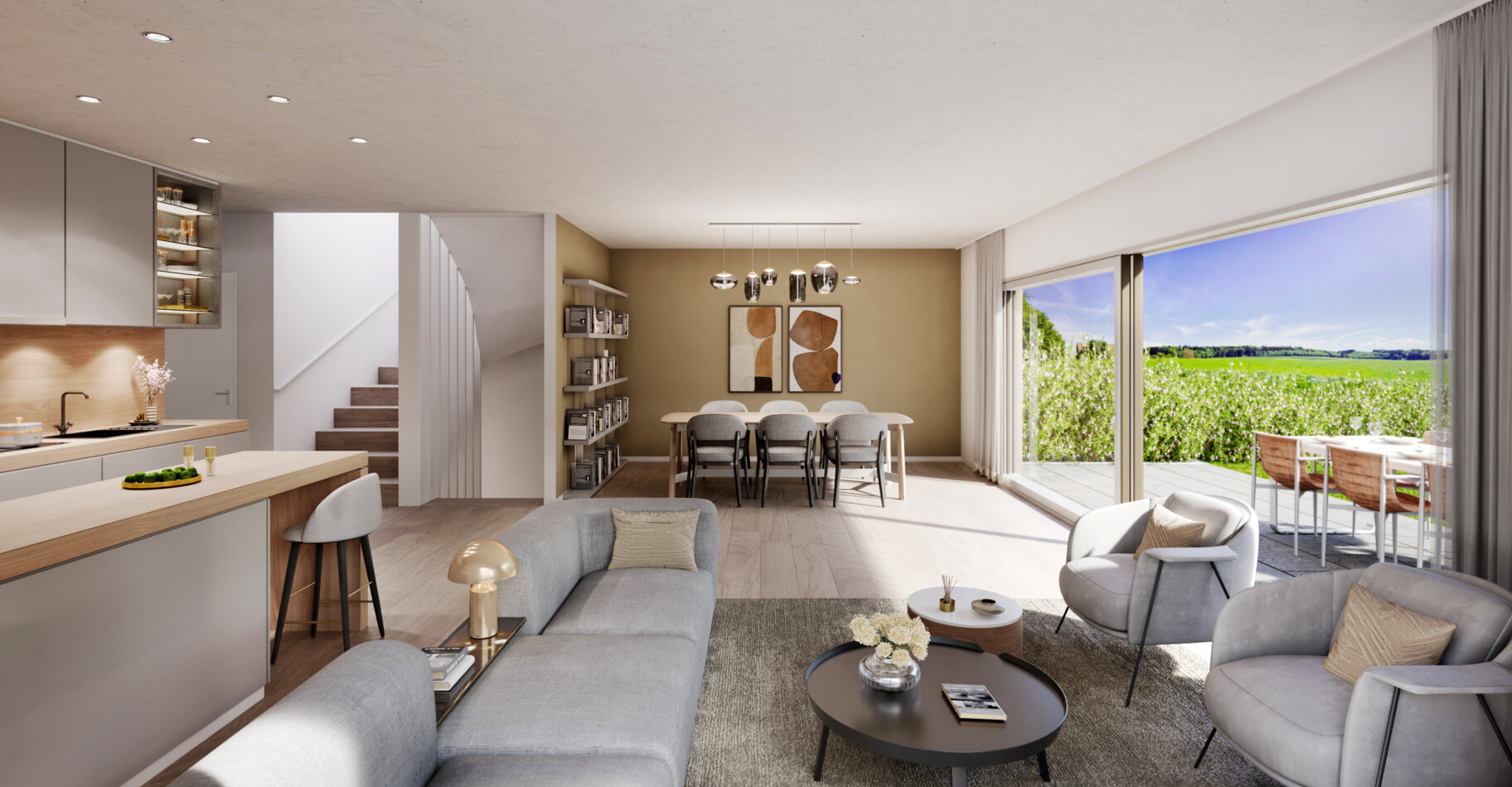 NOUVEAU PROJET DE 6 VILLAS FAMILIALES À THIERRENS AVEC JARDINS !