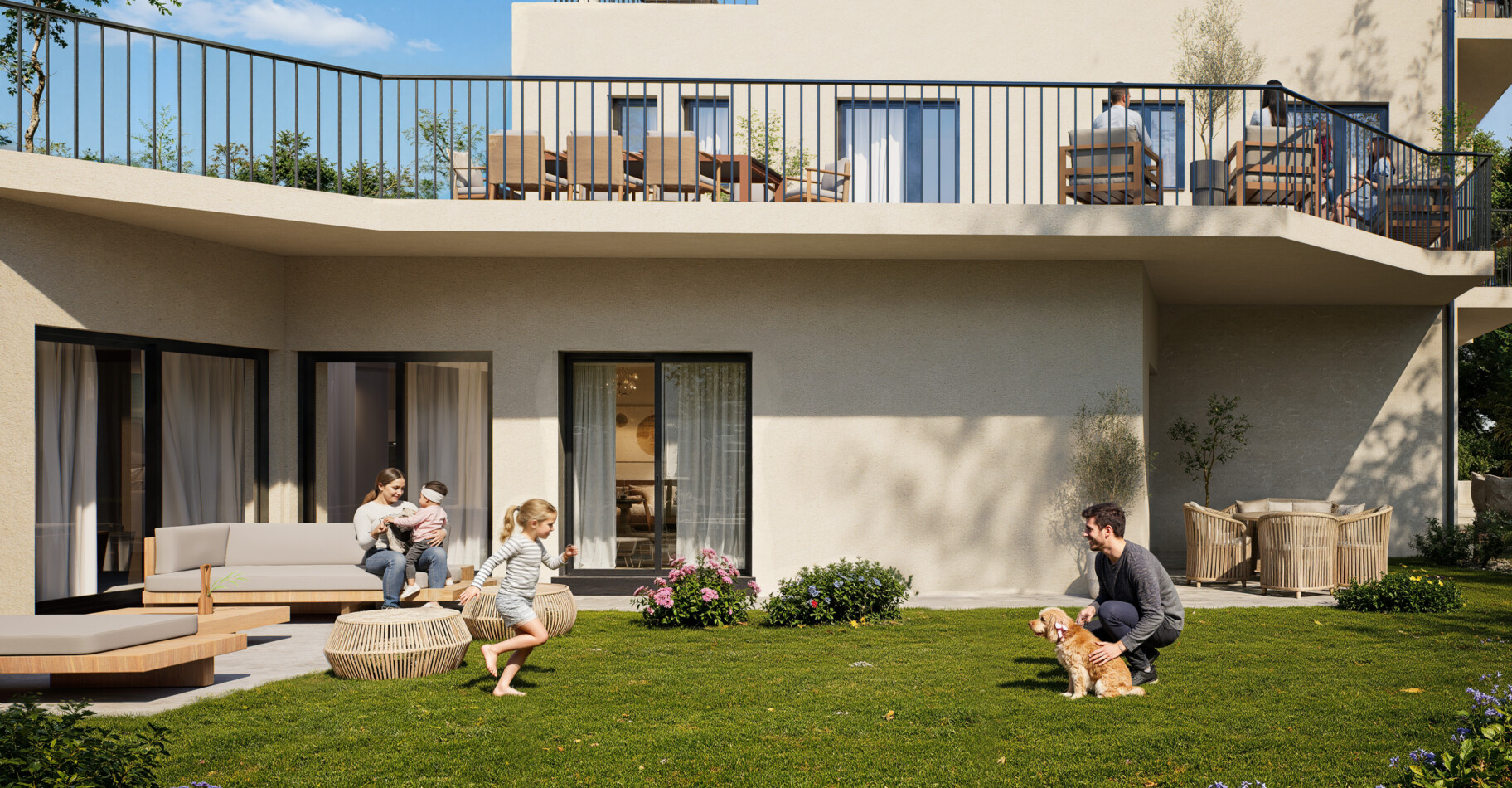 EXCLUSIVITÉ – APPARTEMENT AVEC JARDIN AUX VOLUMES EXCEPTIONNELS