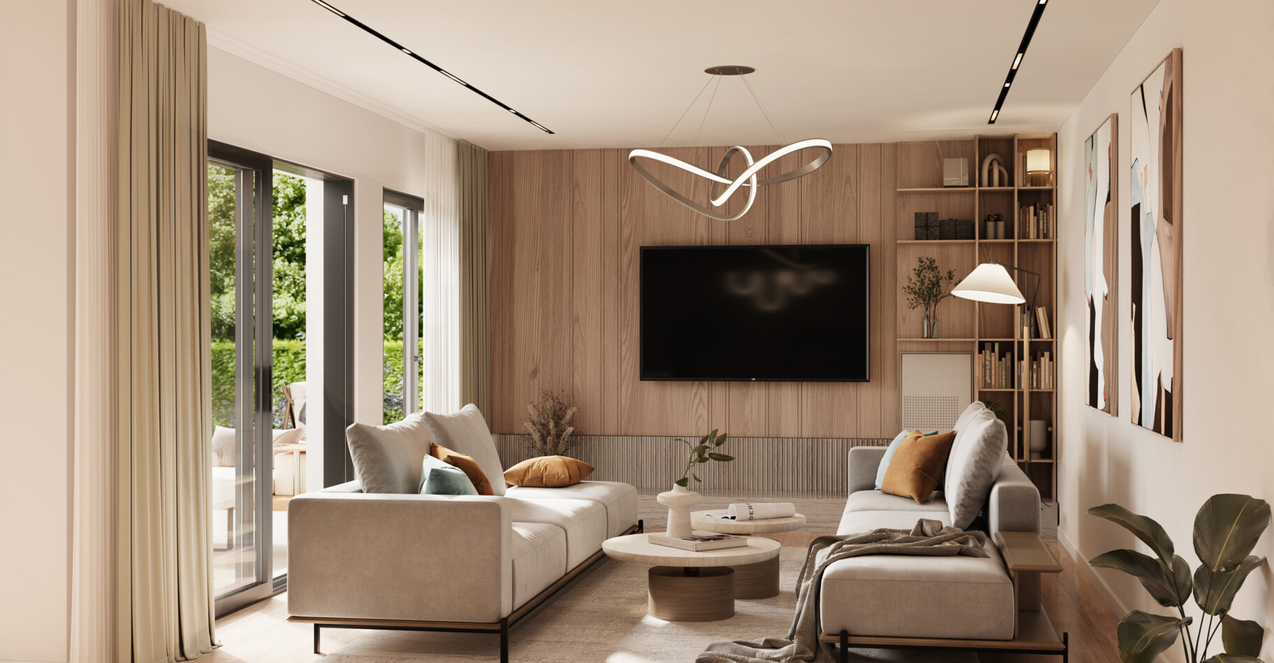 EXCLUSIVITÉ – APPARTEMENT AVEC JARDIN AUX VOLUMES EXCEPTIONNELS