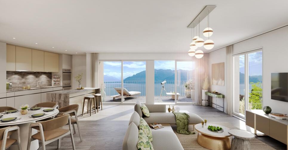 VUE LAC DANS LE LAVAUX