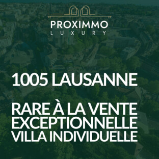 Maison individuelle au cœur de Lausanne
