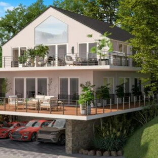 PROCHE YVERDON, BEL APPARTEMENT-TERRASSE AVEC VUE PLONGEANTE SUR LE LAC !