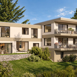 TOUR-DE-PEILZ | 107 m² au 1er étage avec terrasse & jardin