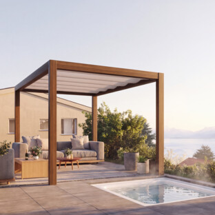 Projet neuf : villas contiguës avec vue panoramique