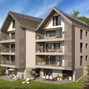 VUE LAC / CHANTIER EN COURS