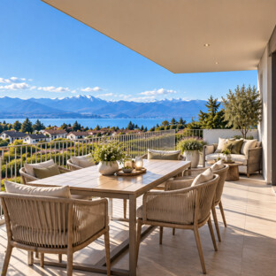 TOUR-DE-PEILZ | 107 m² au 1er étage avec terrasse & jardin