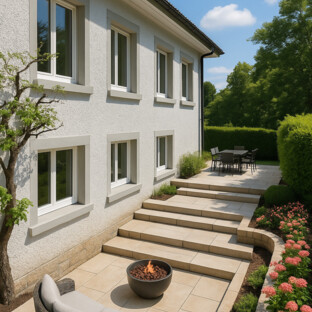 QUARTIER CALME ET VERDOYANT DANS LES HAUTEURS DE LA CHAUX-DE-FONDS 