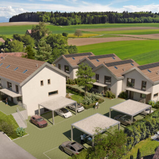 NOUVEAU PROJET DE 6 VILLAS FAMILIALES À THIERRENS AVEC JARDINS !