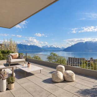 Chexbres – 4,5 pièces neuf avec vue panoramique sur le Léman