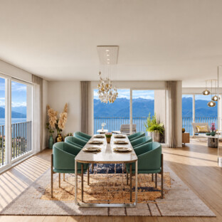 Chexbres – duplex neuf de 5,5 pièces avec vue sur le Léman