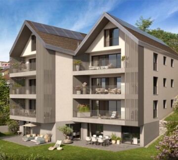 VUE LAC / CHANTIER EN COURS