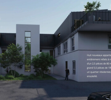PROMOTION DE 8 APPARTEMENTS NEUFS - QUARTIER BUCOLIQUE PROCHE DE LA VILLE 
