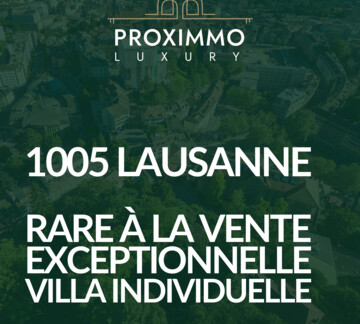 Maison individuelle au cœur de Lausanne