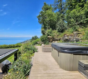 Spacieuse avec vue spectaculaire et grand jardin