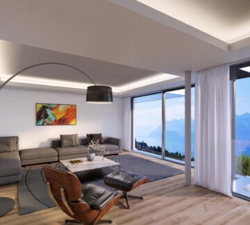 À BELMONT-SUR-LAUSANNE AVEC VUE PANORAMIQUE