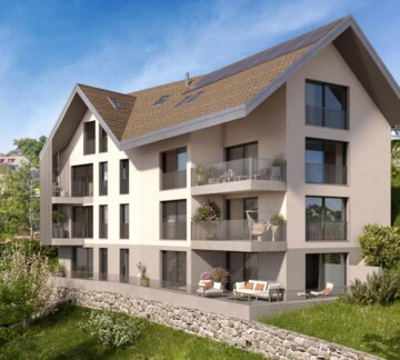 VUE LAC / CHANTIER EN COURS