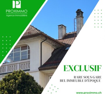 EXCLUSIF - UNIQUE SOUS GARE !