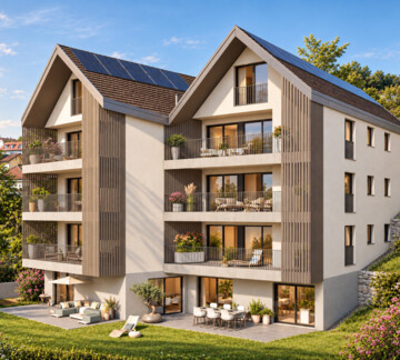 VUE LAC / CHANTIER EN COURS