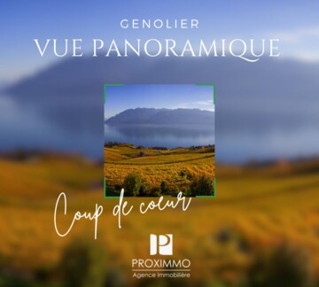 Vue spectaculaire et confort moderne à Genolier