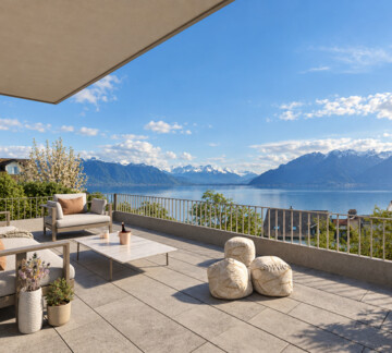 Chexbres – 4,5 pièces neuf avec vue panoramique sur le Léman