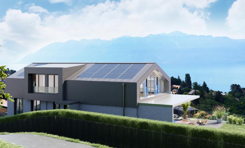 À BELMONT-SUR-LAUSANNE AVEC VUE PANORAMIQUE