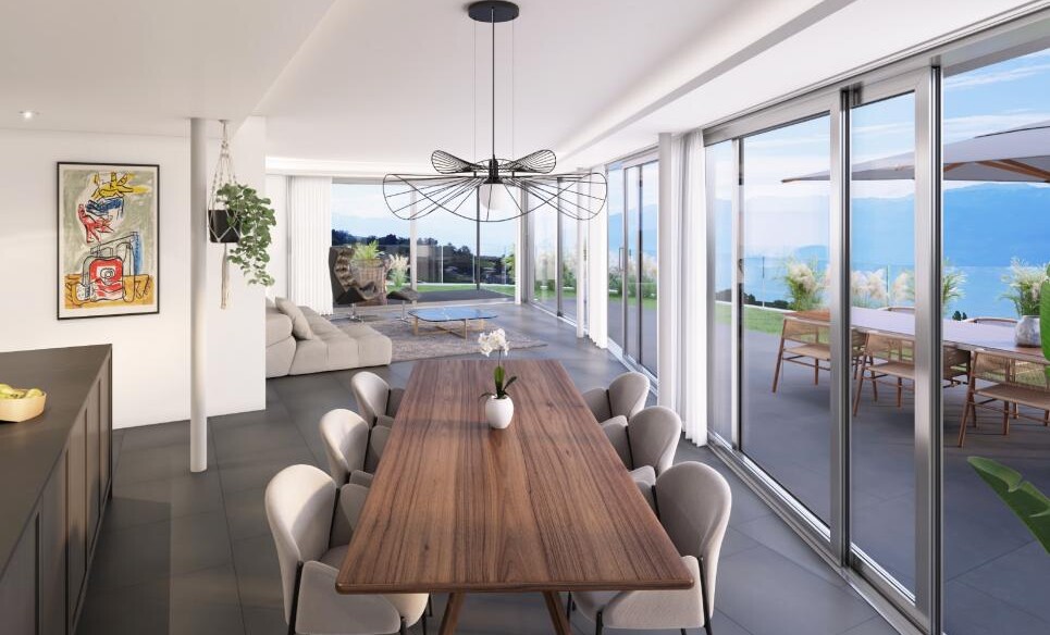 À BELMONT-SUR-LAUSANNE AVEC VUE PANORAMIQUE