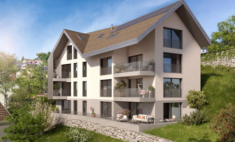 VUE LAC / CHANTIER EN COURS