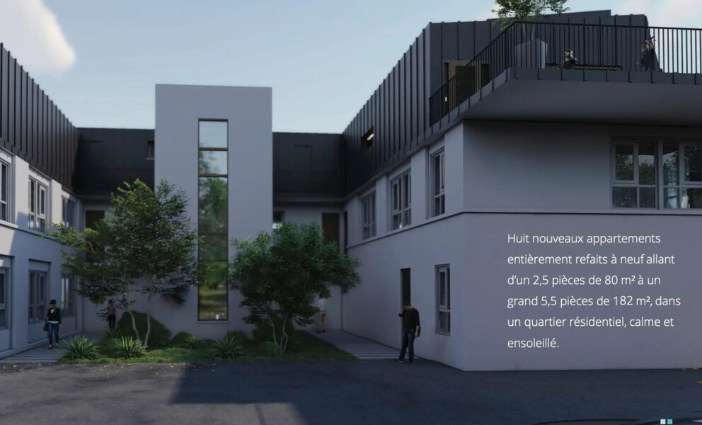 PROMOTION DE 8 APPARTEMENTS NEUFS - QUARTIER BUCOLIQUE PROCHE DE LA VILLE 