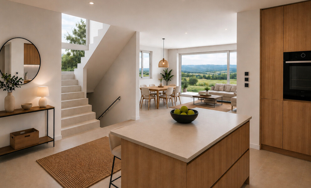 Livraison imminente ! Votre villa familiale idéale aux volumes exceptionnels, aux portes de Lausanne.