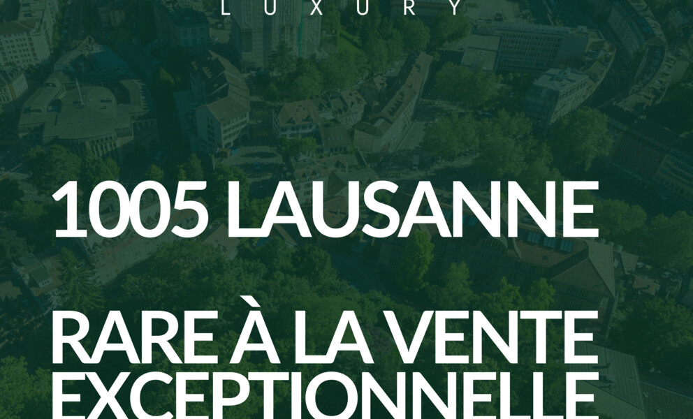Maison individuelle au cœur de Lausanne