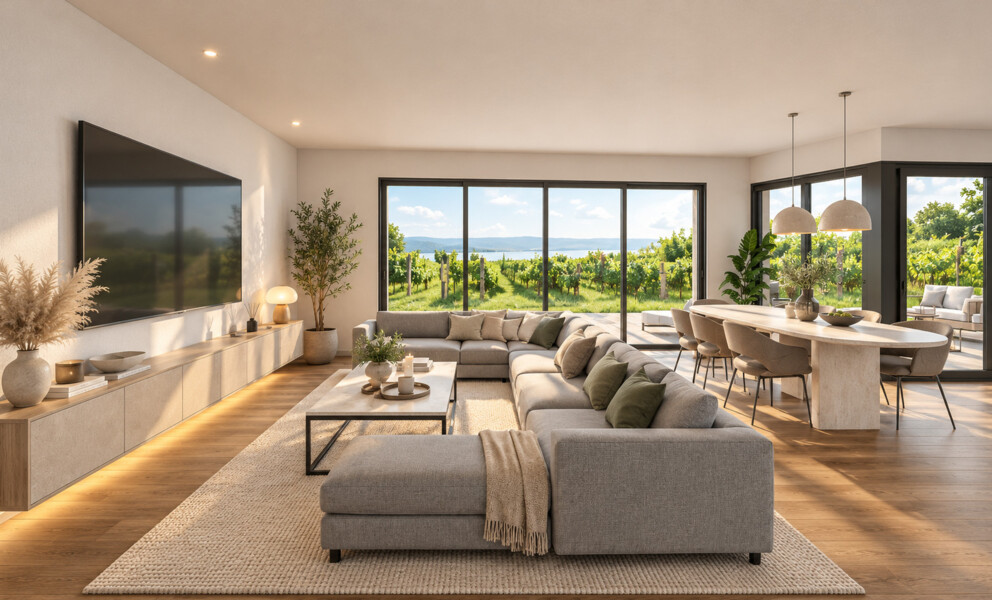 NOUVEAU PROJET DE 3 VILLAS À CONCISE À PROXIMITÉ DU LAC