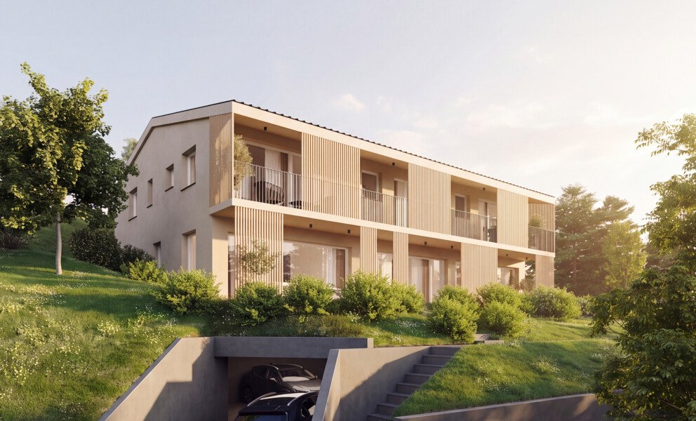 Projet neuf : villas contiguës avec vue panoramique