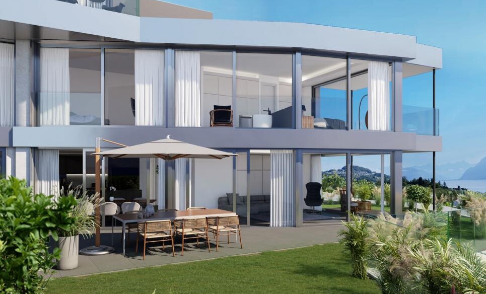 À BELMONT-SUR-LAUSANNE AVEC VUE PANORAMIQUE